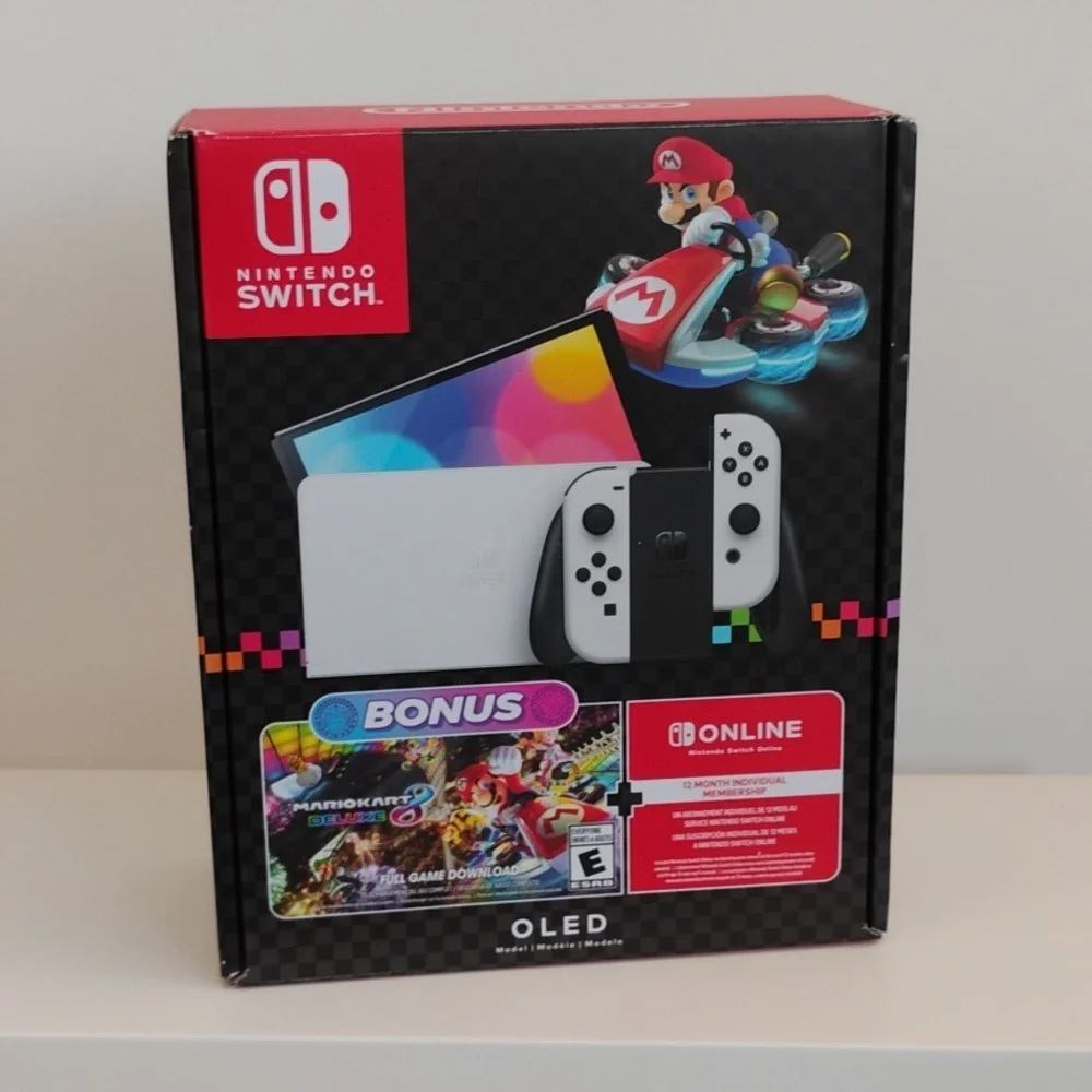 Nintendo Switch Game Box Mario Kart with Donkey Kong, Mario and Bowser